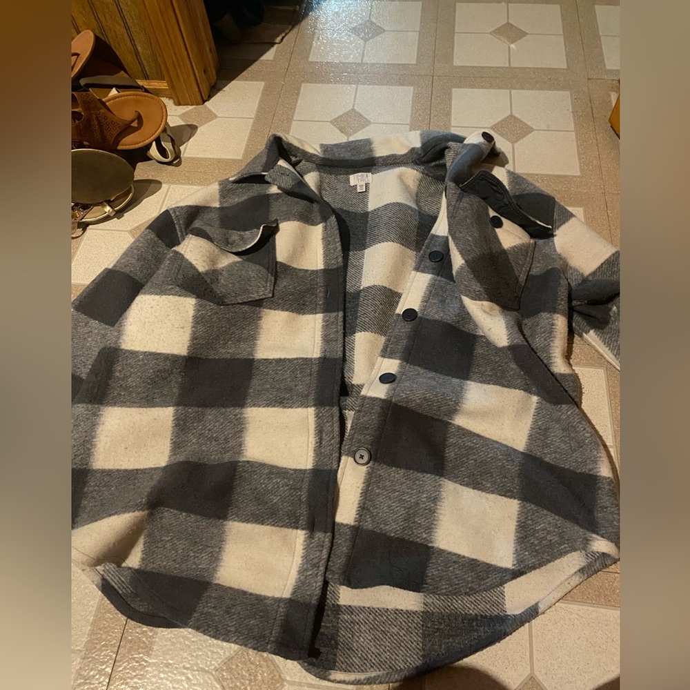 CUTE PLAID SHACKETT jacket - Size XXXL (US Women's size 22) - Time and Tru